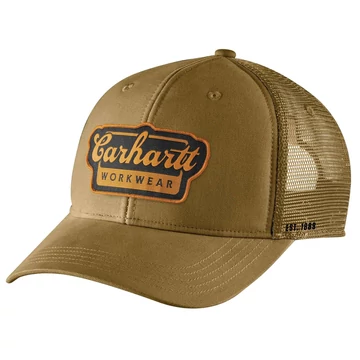 106738 - Carhartt Hálós hátú Twill sapka nagy emblémával - munkaruha - védőöltözet