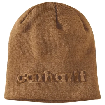 107002 - Carhartt Kötött sapka dombornyomott emblémával - munkaruha - védőöltözet