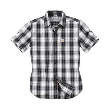 102548 - Carhartt Slim Fit Plaid Rövid Ujjú Ing - Fekete, S - munkaruha - védőöltözet