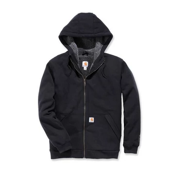 103308 - Carhartt Sherpa Béléses Kapucnis  Pulóver - Fekete, S - munkaruha - védőöltözet