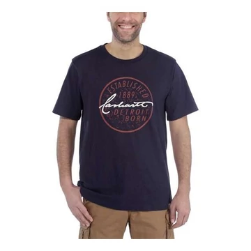 104105 - Carhartt Workwear Detroit Born Logo Rövid Ujjú Póló - munkaruha - védőöltözet