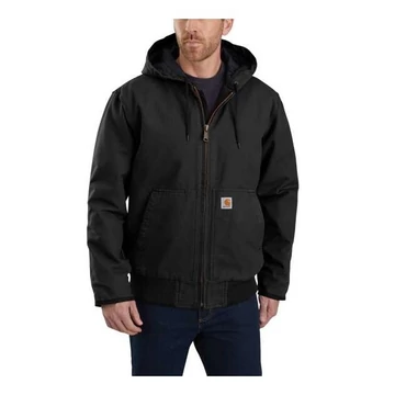 104050 - Carhartt Duck Active Kapucnis Kabát - Fekete, S - munkaruha - védőöltözet