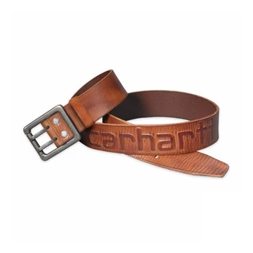 A0005656 - Carhartt Logo Bőr  Öv - munkaruha - védőöltözet