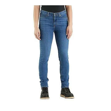104976 - Carhartt Rugged Flex Slim Fit női farmernadrág - W2 (XS), Farmerkék - munkaruha - védőöltözet