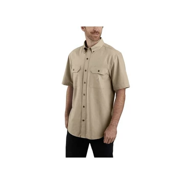 104369 - Carhartt Rövid ujjú vékony pamut ing - S, Homok - munkaruha - védőöltözet
