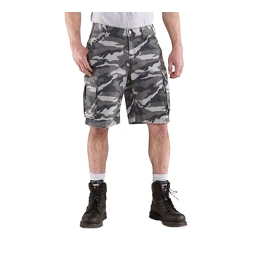 100279 - Carhartt Rugged Camo Rövidnadrág - 30, Szürke terep - munkaruha - védőöltözet