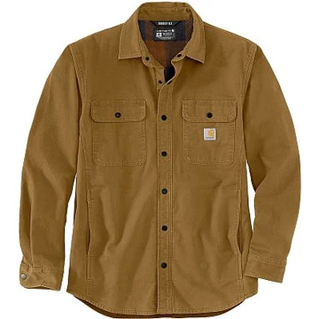 105419 - Carhartt Ingkabát Rugged Flex™ Canvas Fleece Munkaruha - S, Tölgy barna - munkaruha - védőöltözet