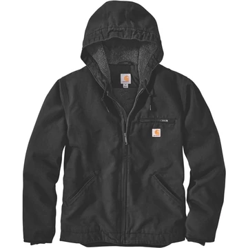 104392- Carhartt Duck Sierra kapucnis dzseki - Fekete, S - munkaruha - védőöltözet