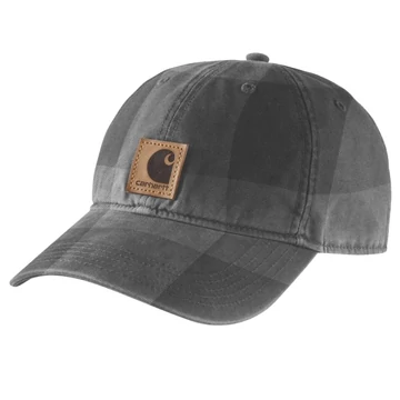 107198 - Carhartt Kockás baseball sapka - Sötétszürke - munkaruha - védőöltözet