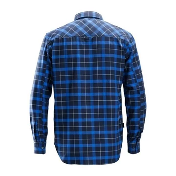 8516 - Snickers Allroundwork flanel ing - 3XL, Sötétkék/királykék - munkaruha - védőöltözet