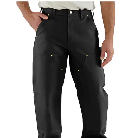 Carhartt Duck Double Front Nadrág - 106679 - Fekete, 36/32 - munkaruha - védőöltözet