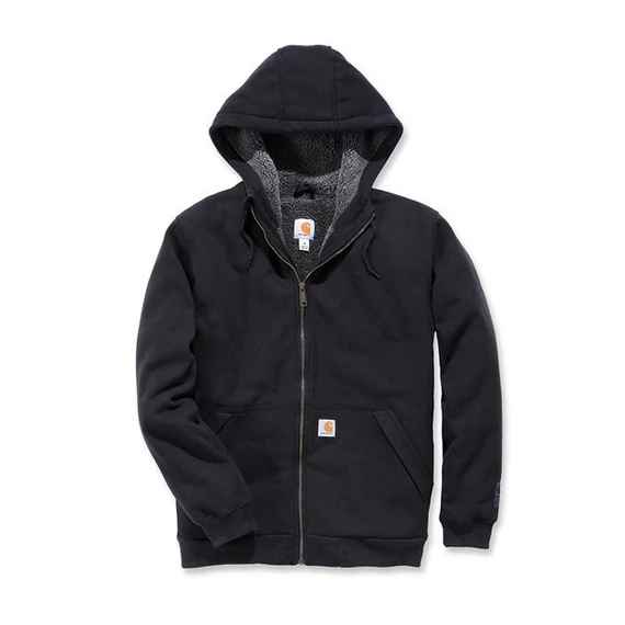 103308 - Carhartt Sherpa Béléses Kapucnis  Pulóver - Fekete, M - munkaruha - védőöltözet