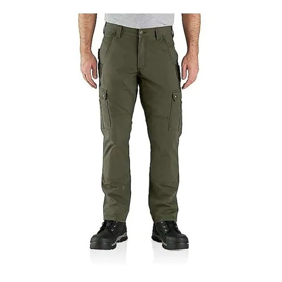105461 - Carhartt Rugged Flex Relaxed Fit RipStop Cargo nadrág - G72 Army Zöld, 33/32 - munkaruha - védőöltözet