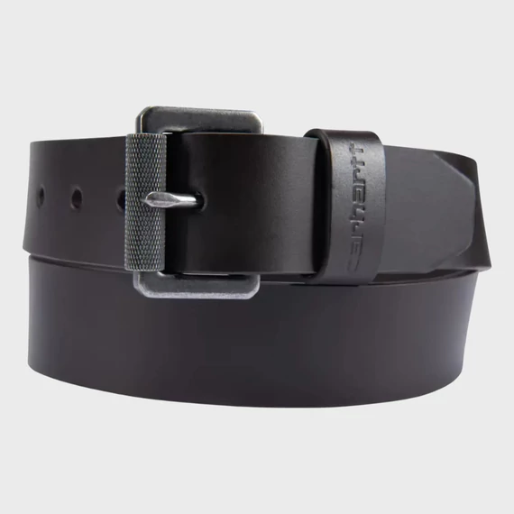 800621 - Carhartt görgő csatos bőr öv - Sötétbarna, 42 - munkaruha - védőöltözet